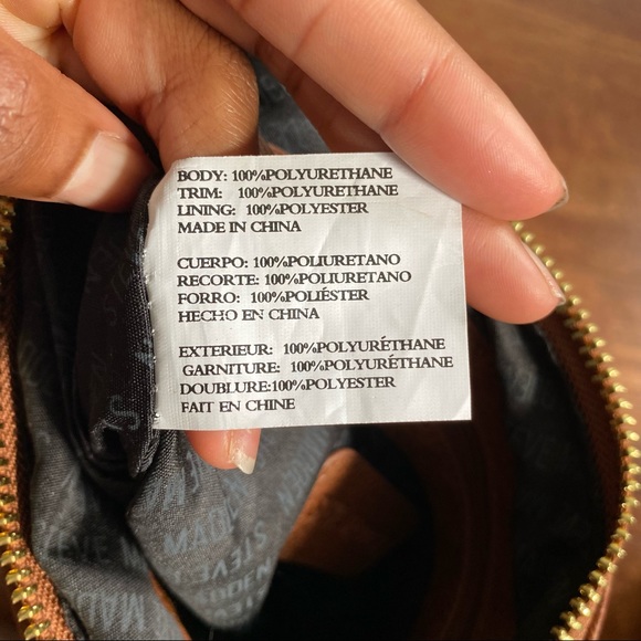 Steve Madden Cognac Logo Crossbody Bag - Picture 11 of 11